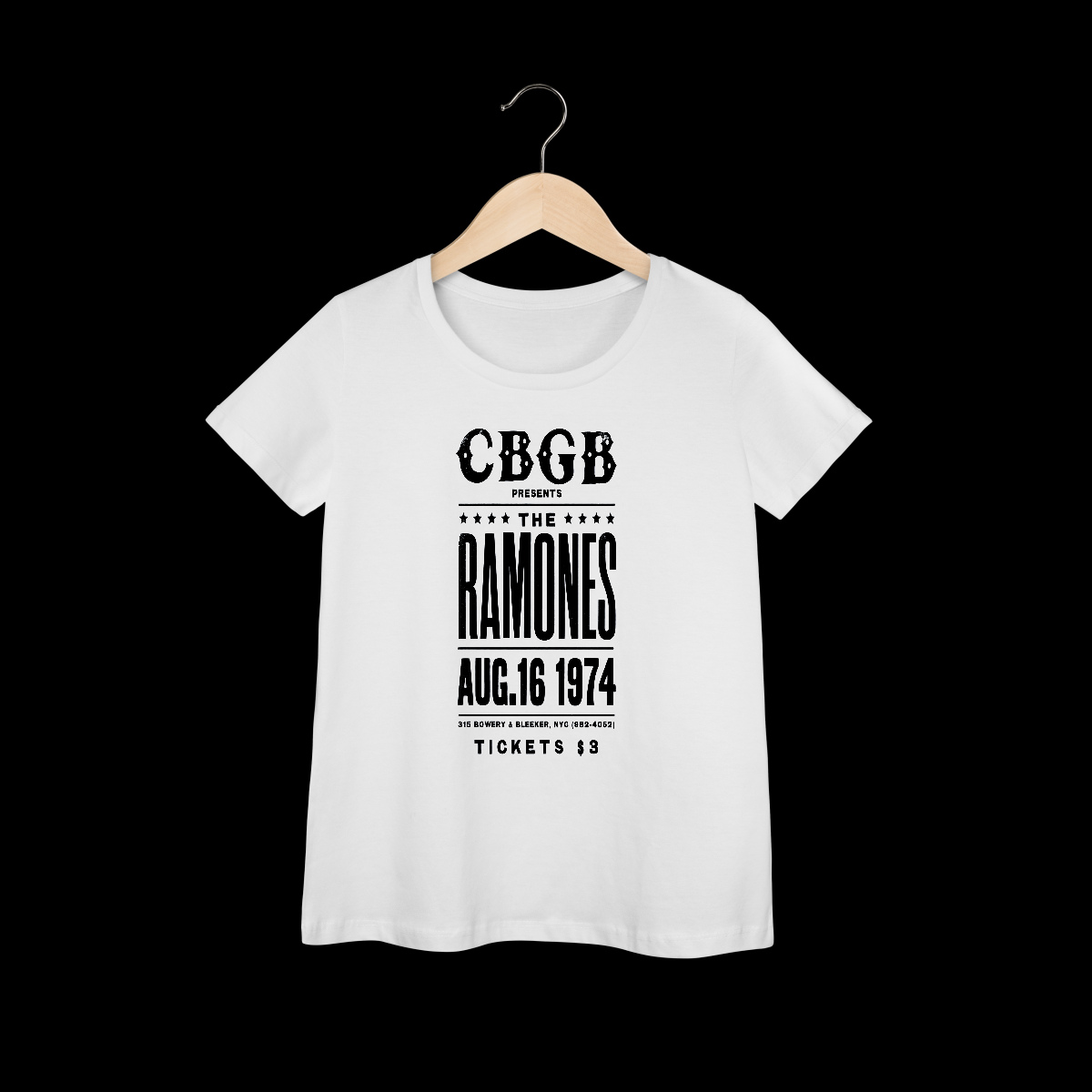 Ramones CBGB | Baby Long | Algodão Prime