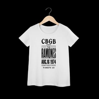 Ramones CBGB | Baby Long | Algodão Prime
