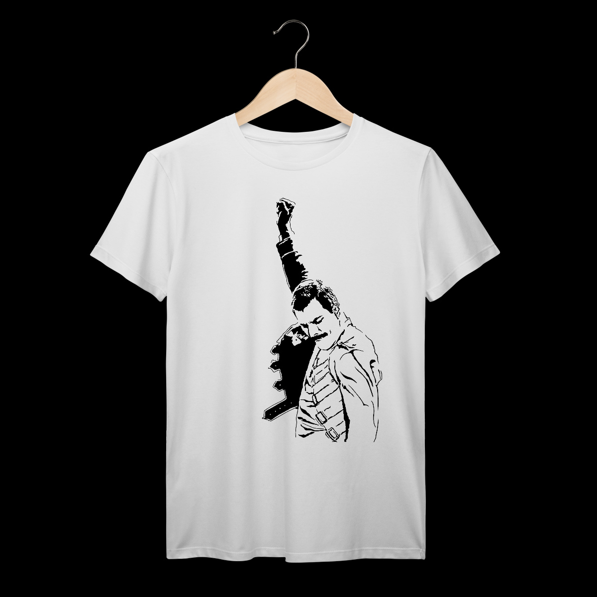 Queen | Freddie Mercury | Algodão Prime