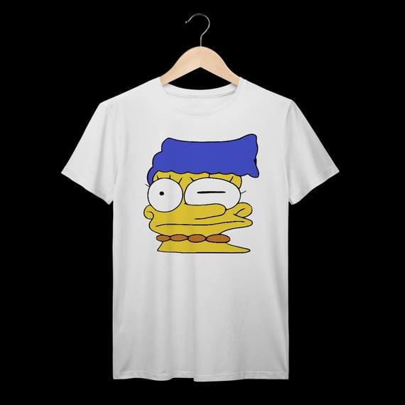 Os Simpsons |  Erro Na Estampa Da Marge | Algodão Prime