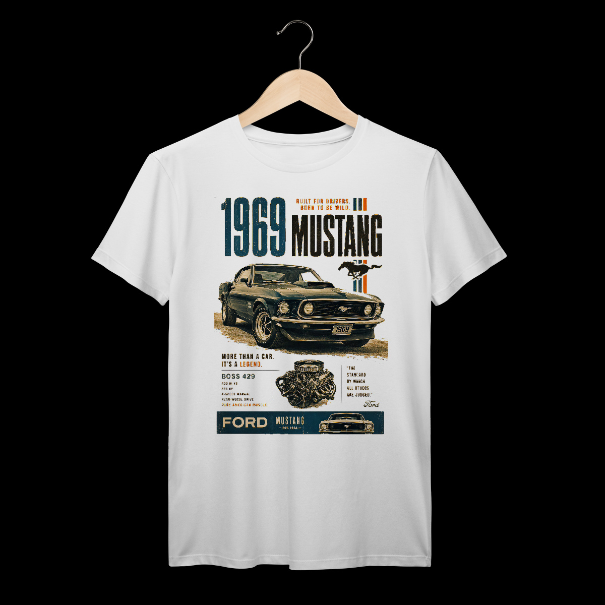 Nome do produto: Ford Mustang | Algodão Prime