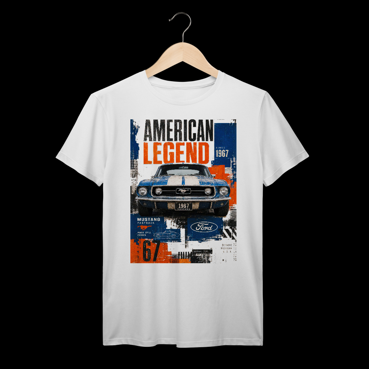 Nome do produto: Ford Mustang | Algodão Prime