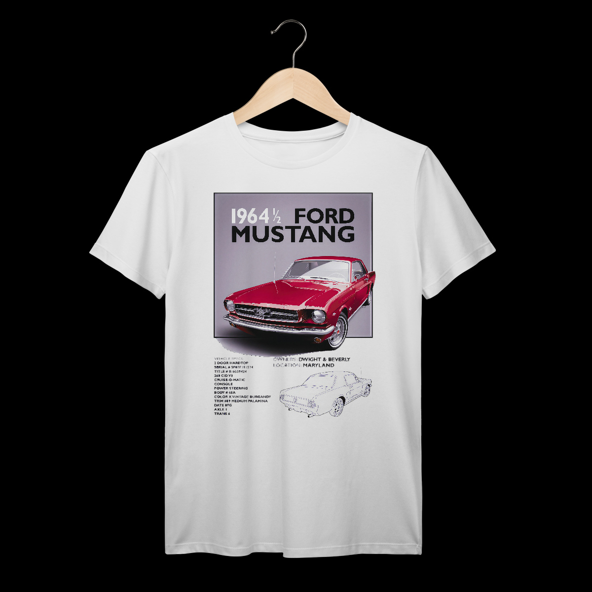 Nome do produto: Ford Mustang | Algodão Prime
