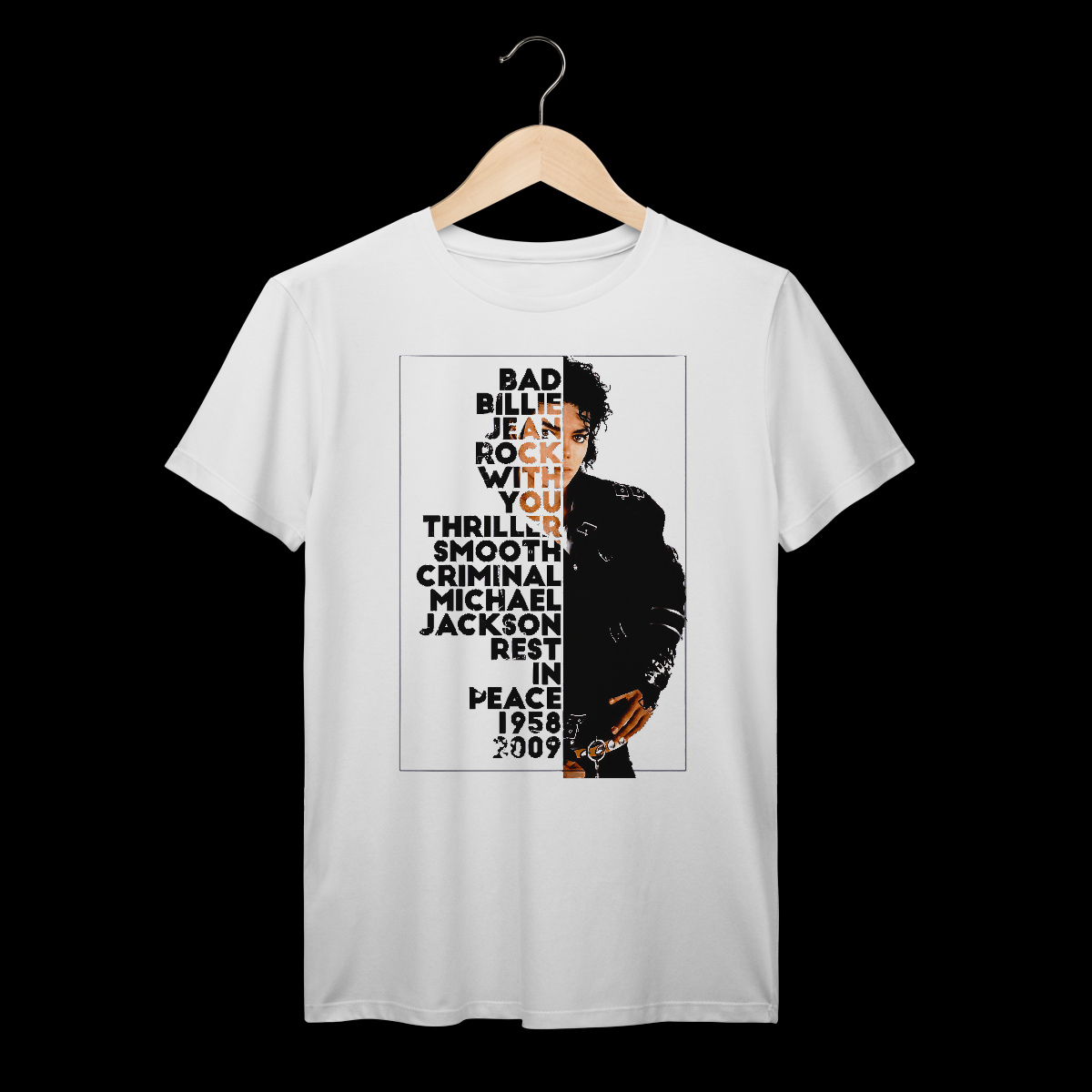 Nome do produto: Michael Jackson | Algodão Prime