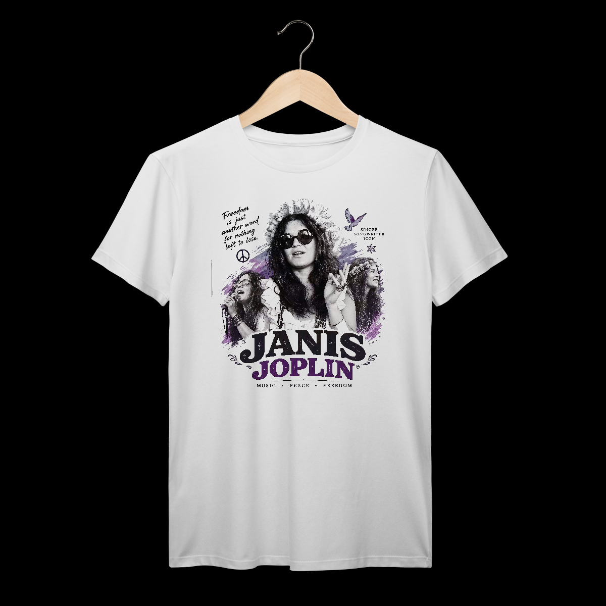 Nome do produto: Janis Joplin | Algodão Prime