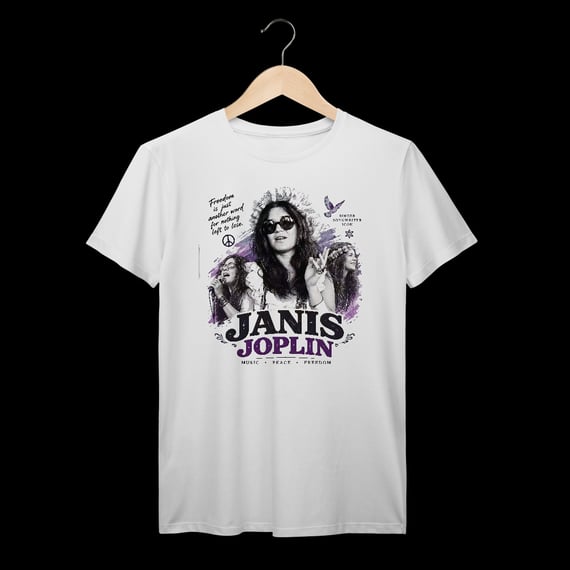 Janis Joplin | Algodão Prime