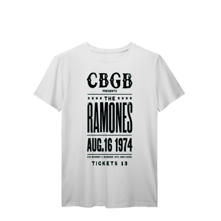Nome do produto Ramones CBGB | Algodão Prime