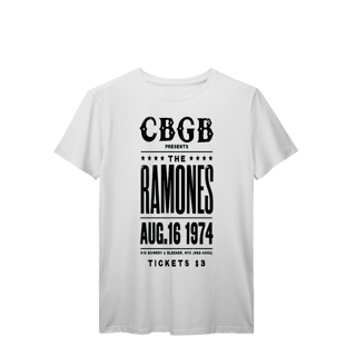 Nome do produto Ramones CBGB | Algodão Prime