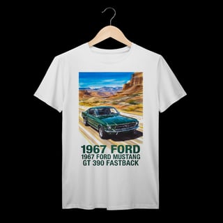 Nome do produto Ford Mustang 1967 | GT 390 Fastback | Algodão Prime