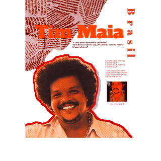 Nome do produto Tim Maia | Algodão Prime