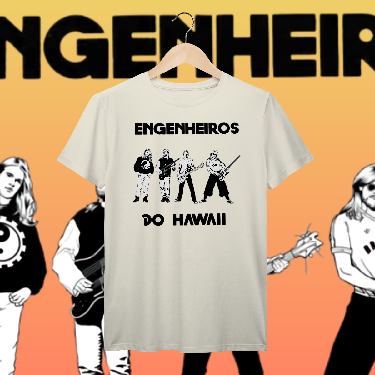 Nome do produto: Engenheiros do Hawaii | Algodão Prime