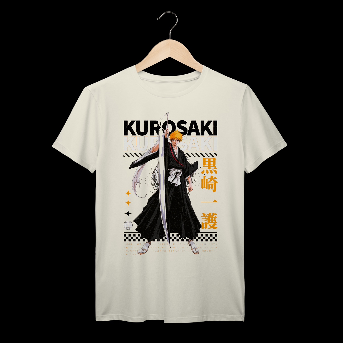 Bleach | Ichigo Kurosaki | Algodão Prime