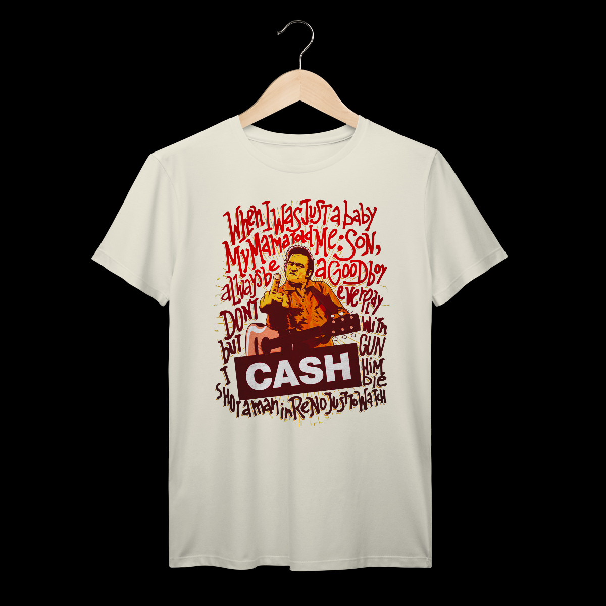 Johnny Cash | Algodão Prime