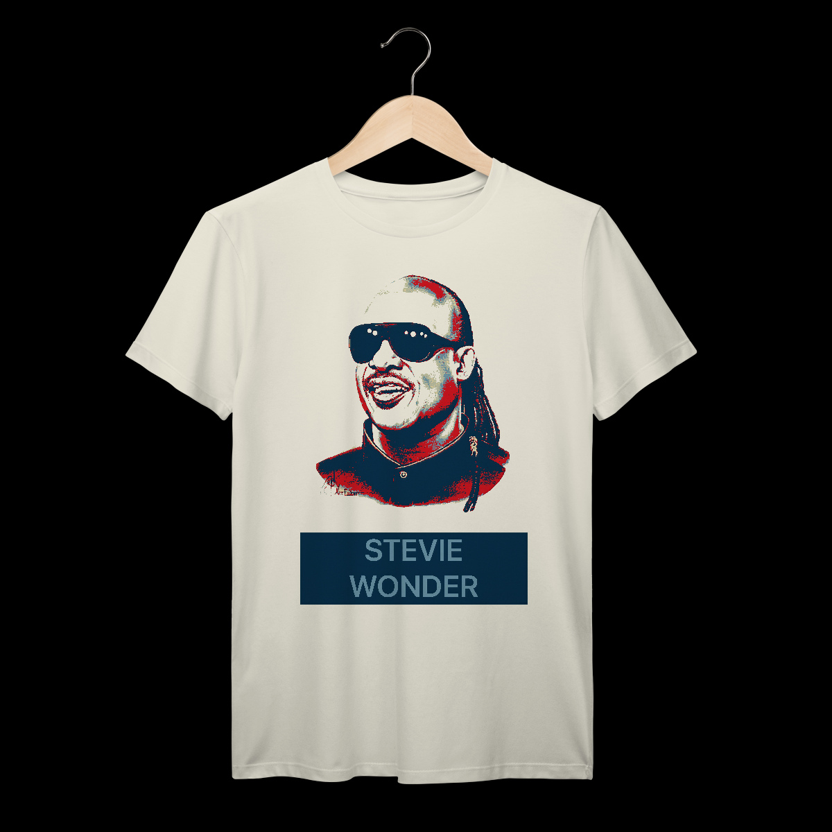 Nome do produto: Stevie Wonder | Algodão Prime