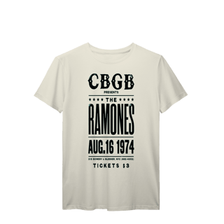 Nome do produto Ramones CBGB | Algodão Prime