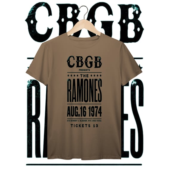 Ramones CBGB | Algodão Prime