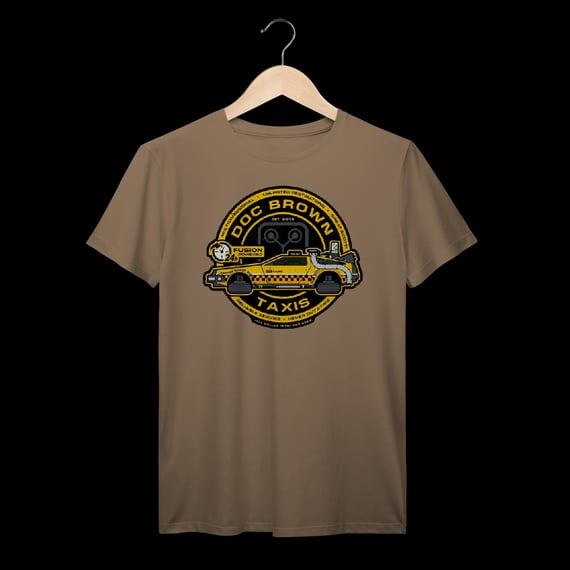Back To The Future | Doc Brown Taxis | Algodão Prime