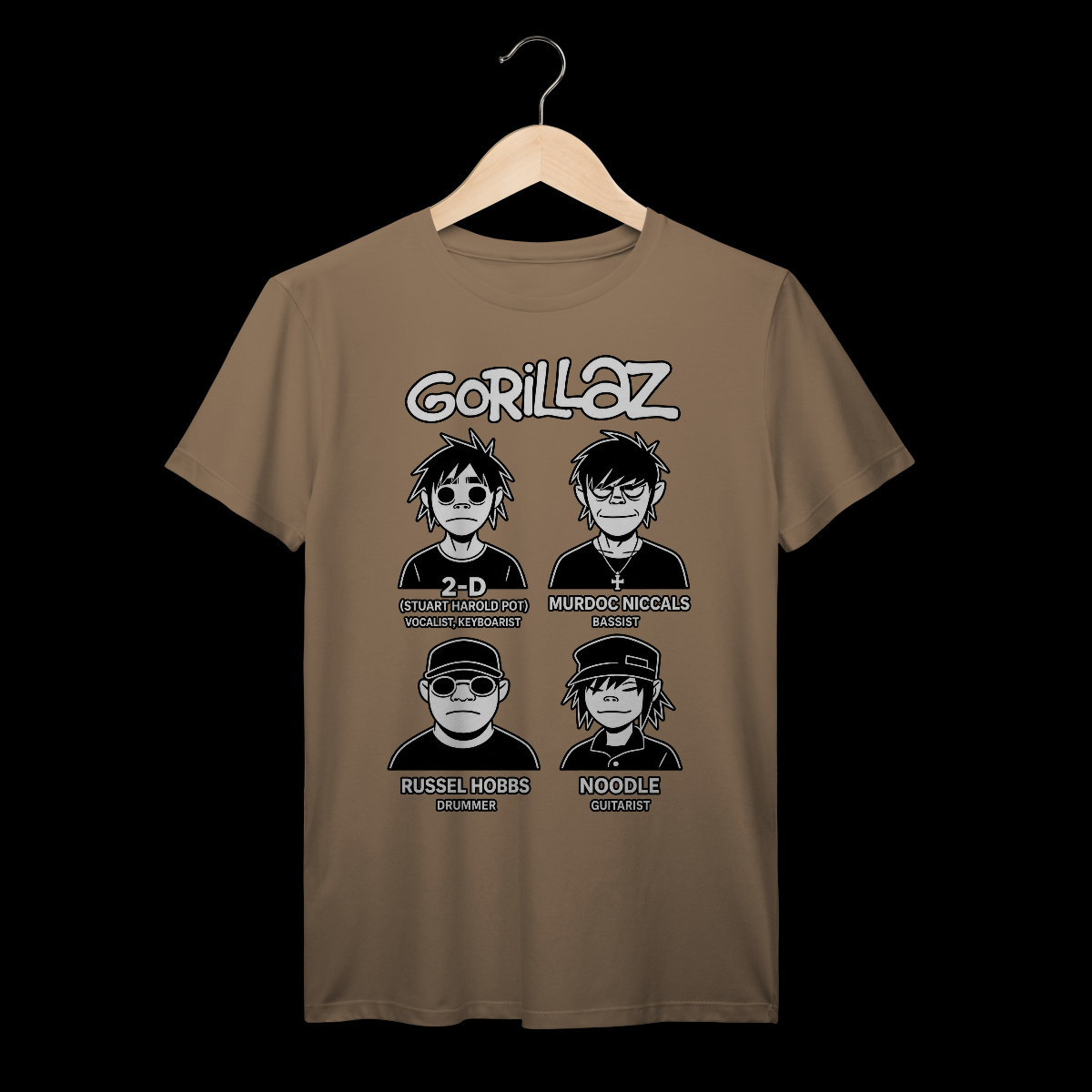 Nome do produto: Gorillaz | Algodão Prime