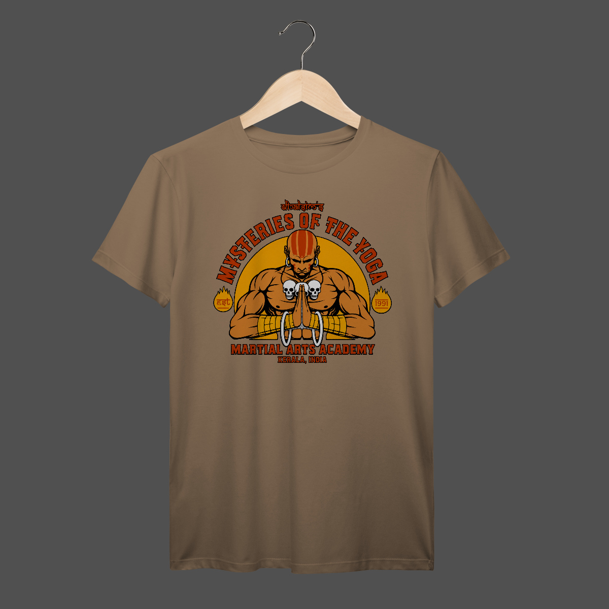 Nome do produto: Street Fighter | Academia De Yoga Do Dhalsim | Algodão Prime
