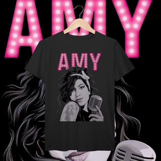 Nome do produto Amy Winehouse | Algodão Prime