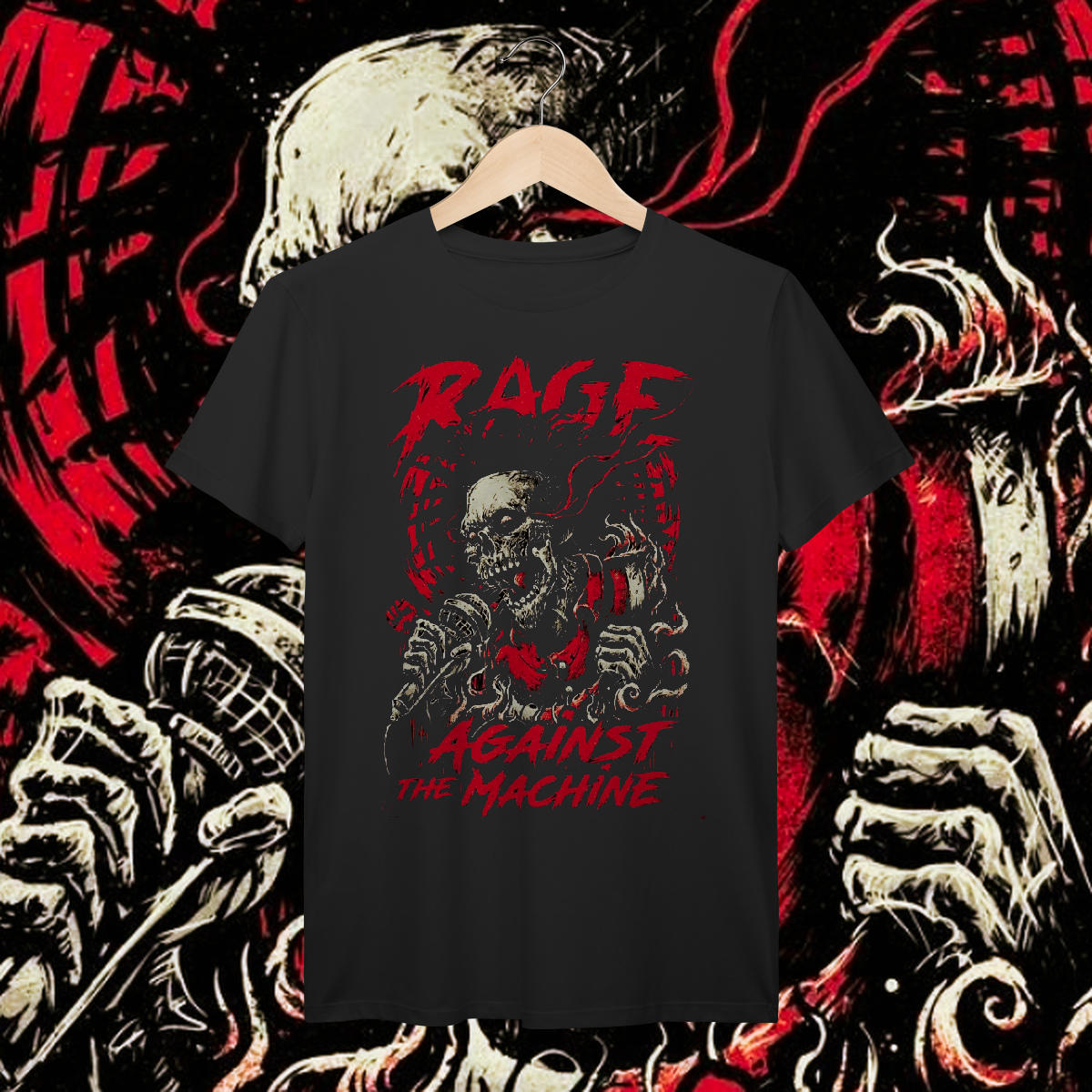 Nome do produto: Rage Against The Machine | Algodão Prime