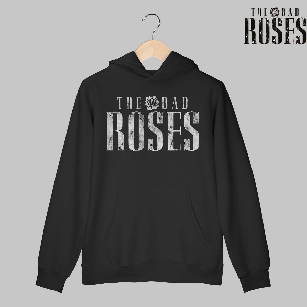 Nome do produto: The Bad Roses | Moletom Canguru