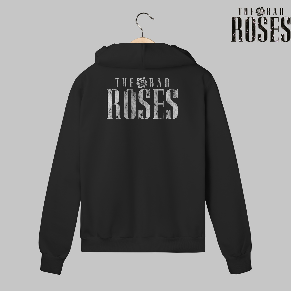 Nome do produto: The Bad Roses | Moletom Com Ziper