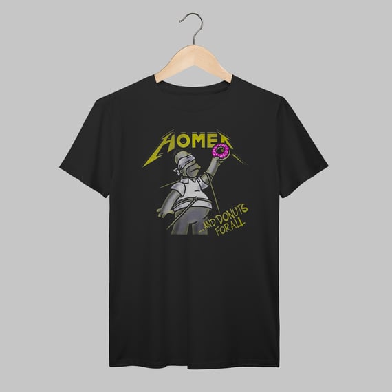 The Simpsons | Metallica | Algodão Prime