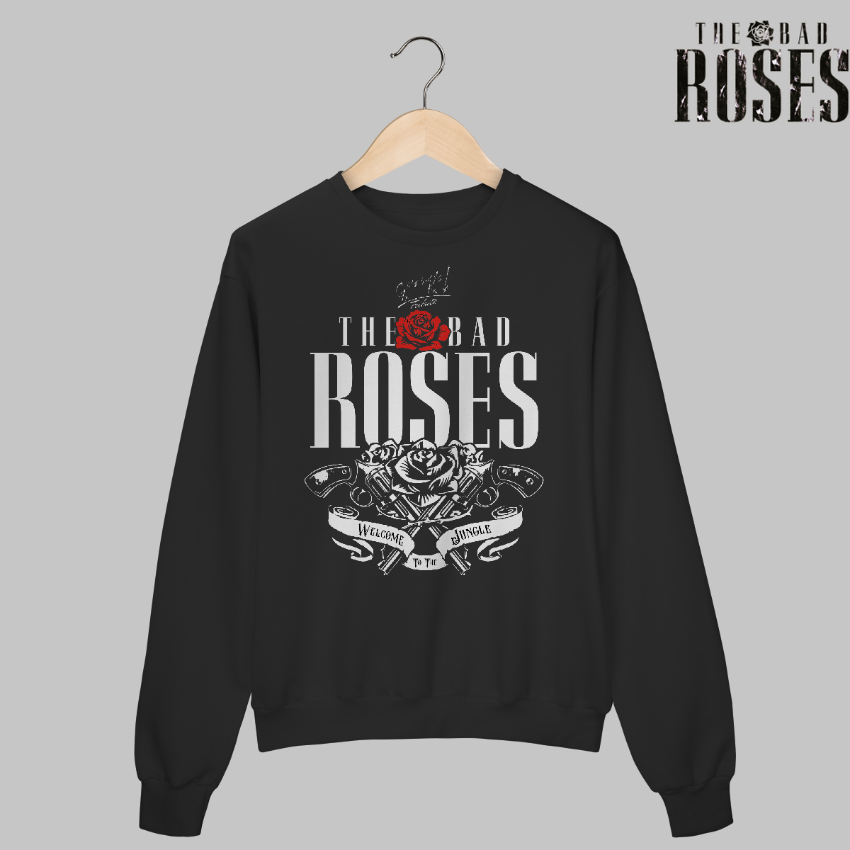 Nome do produto: The Bad Roses |  Moletom Fechado