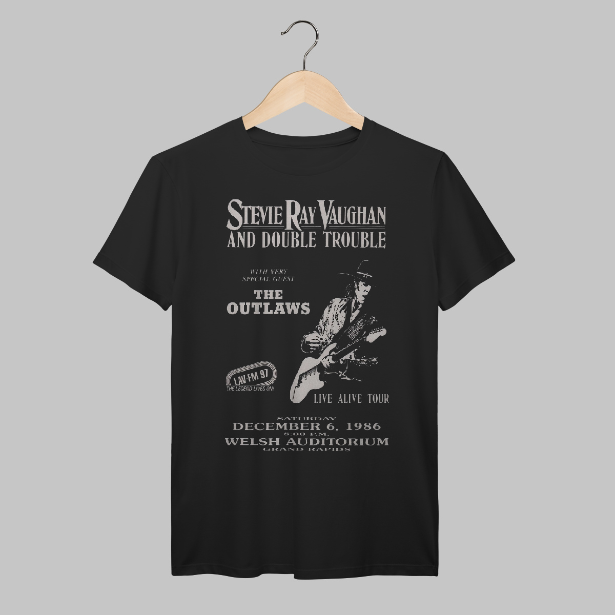 Nome do produto: Stevie Ray Vaughan | Algodão Prime