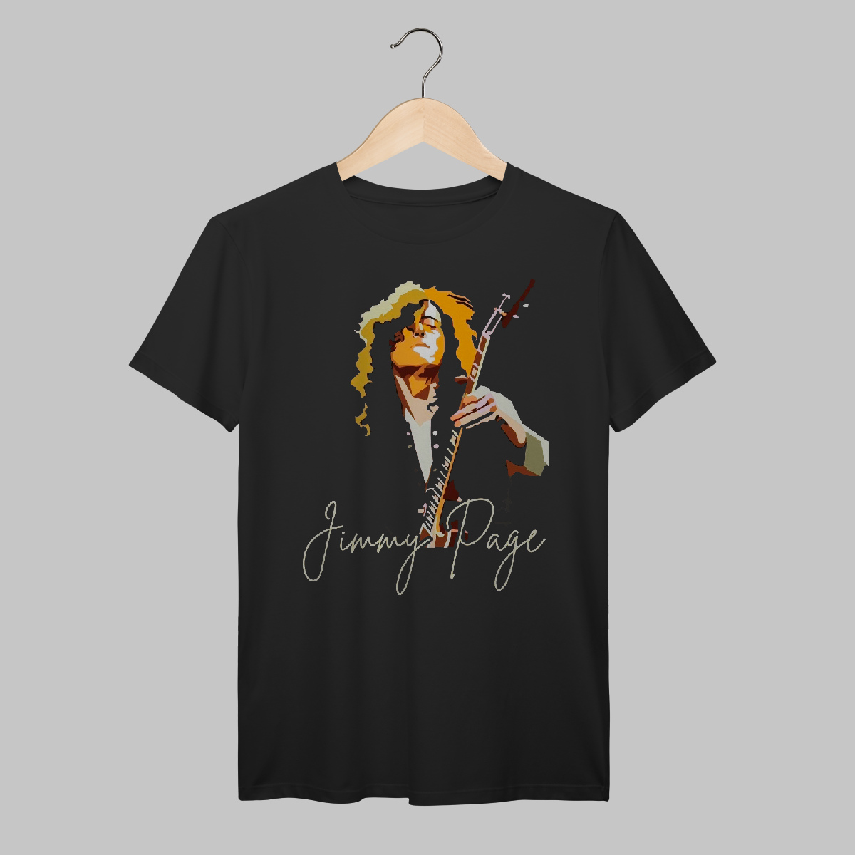 Nome do produto: Led Zeppelin | Jimmy Page | Algodão Prime