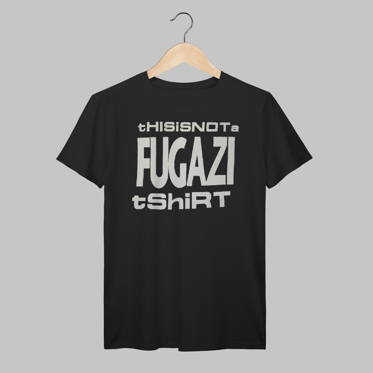Nome do produto: Fugazi | Not a Fugazi T-Shirt | Algodão Prime