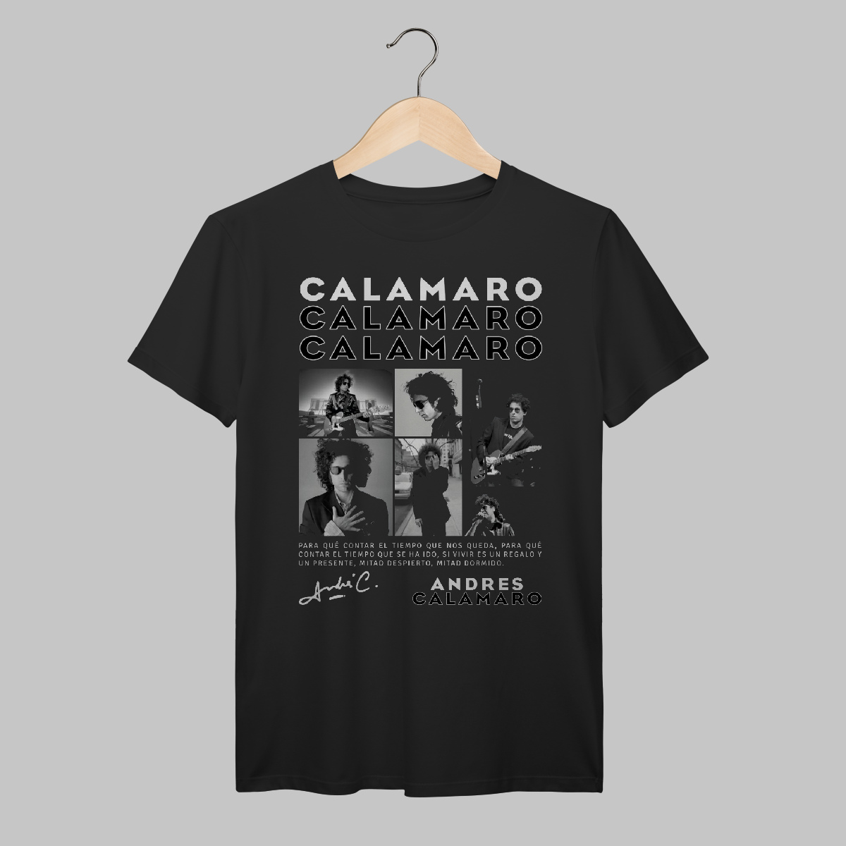 Nome do produto: Andres Calamaro | Algodão Prime