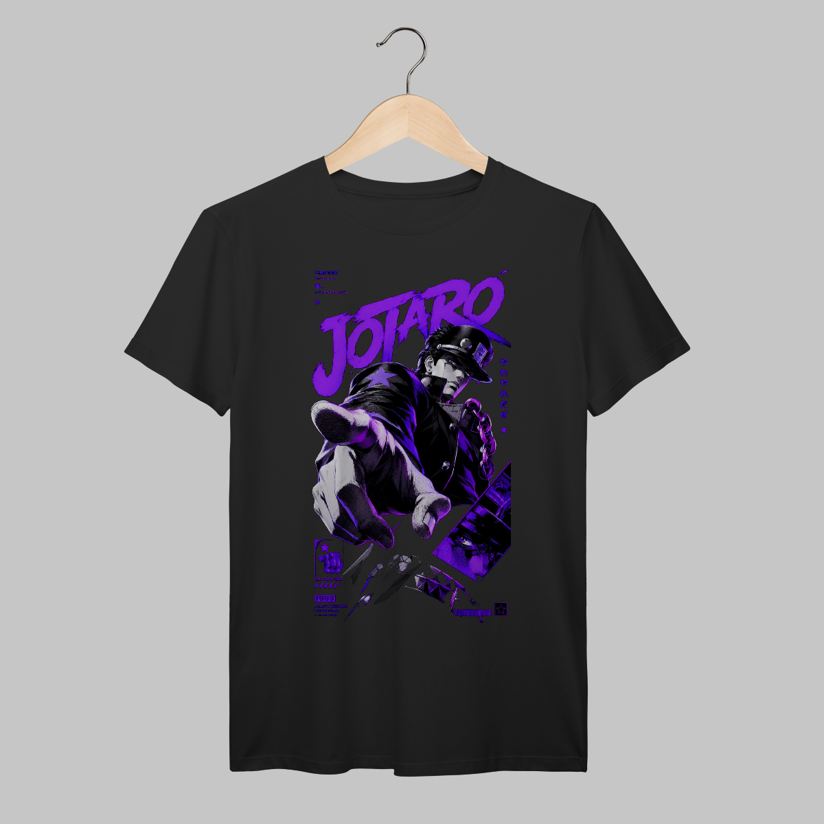 Nome do produto: Jojo´s Bizarre Adventure | Jotaro Kujo | Algodão Prime