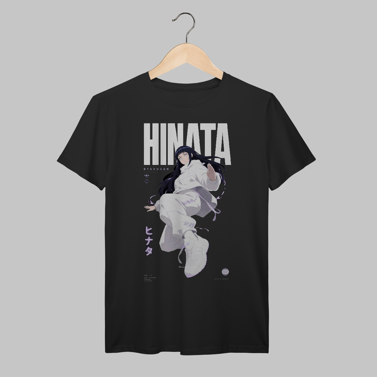 Naruto | Hinata Hyuga | Algodão Prime