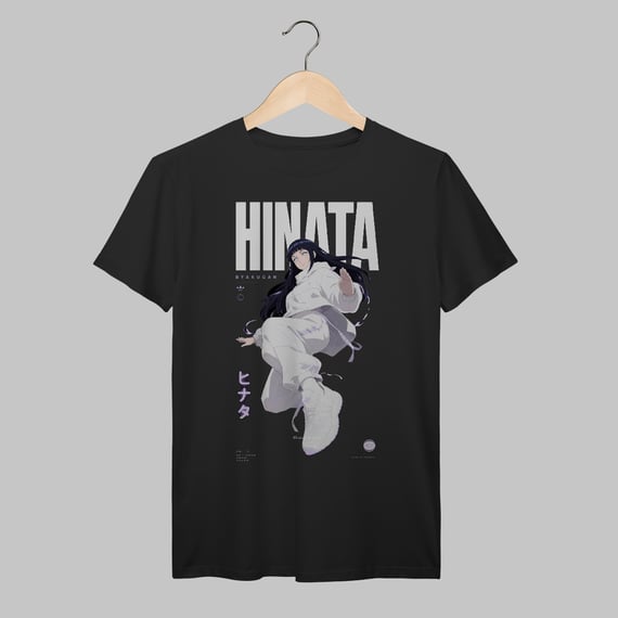 Naruto | Hinata Hyuga | Algodão Prime