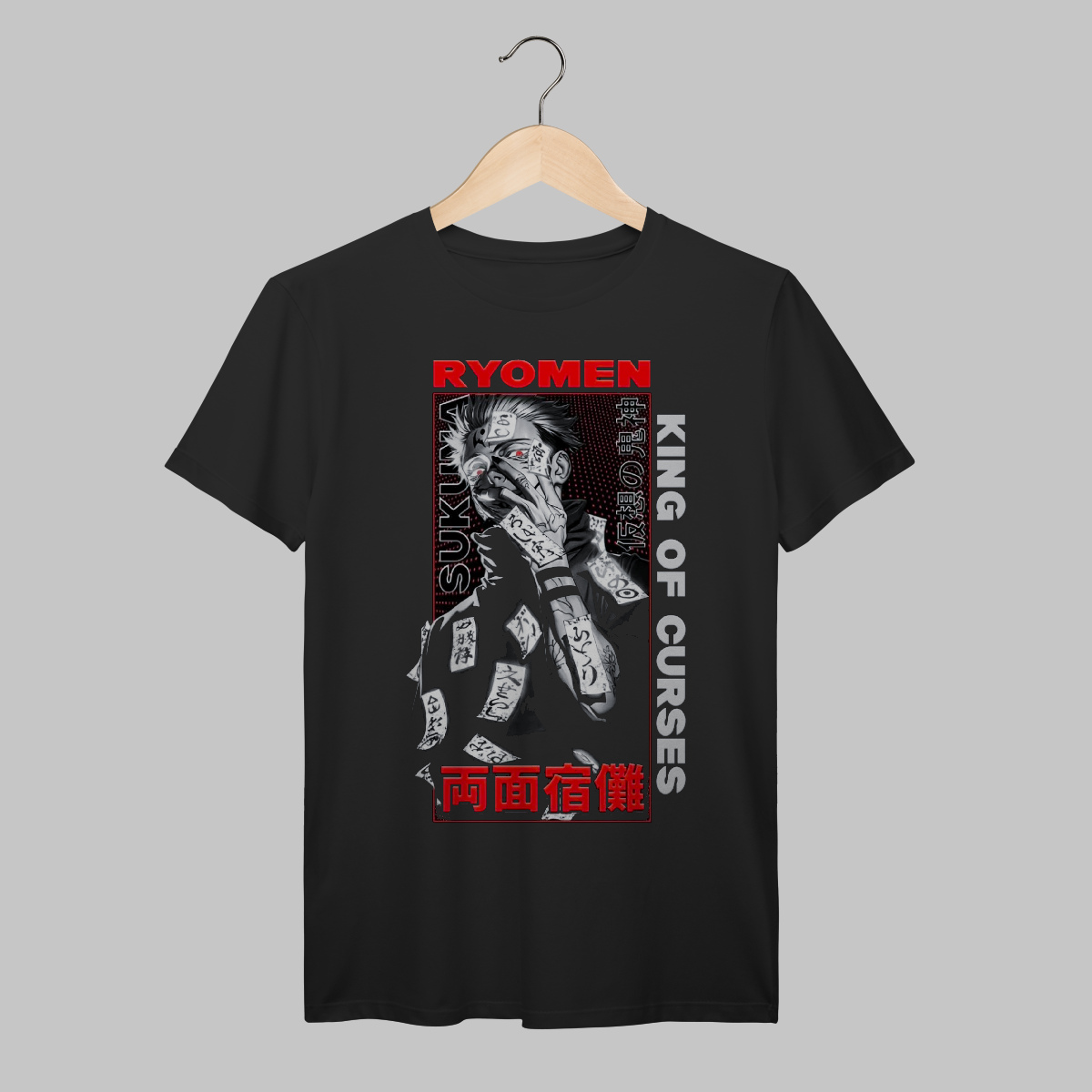 Nome do produto: Jujutsu Kaisen | Ryomen Sukuna | Algodão Prime