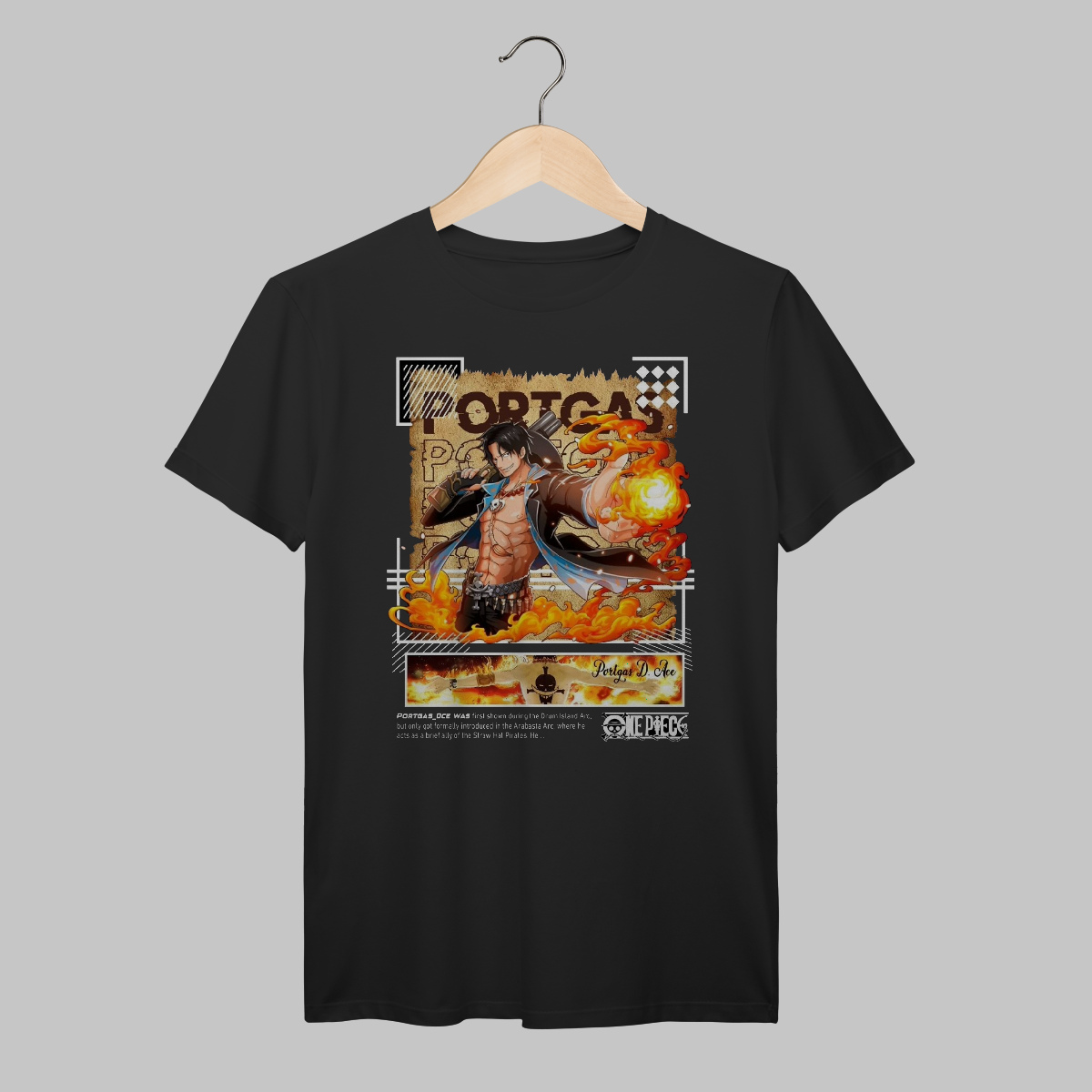 One Piece | Portgas | Algodão Prime