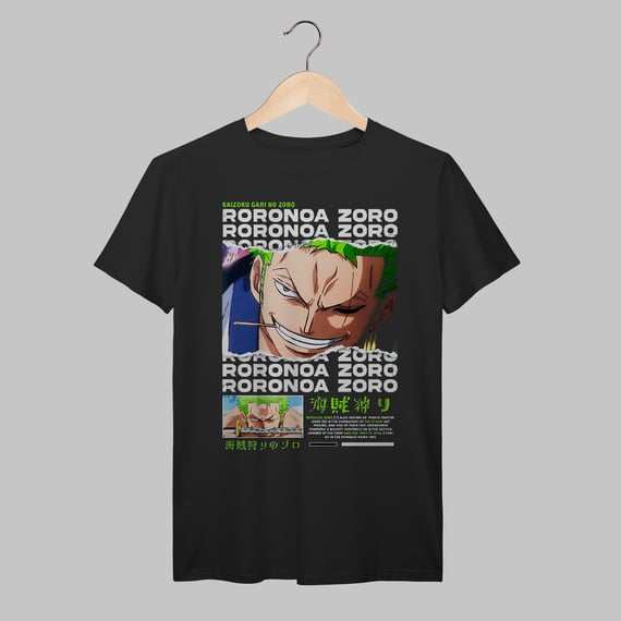 One Piece | Rorona Zoro | Algodão Prime