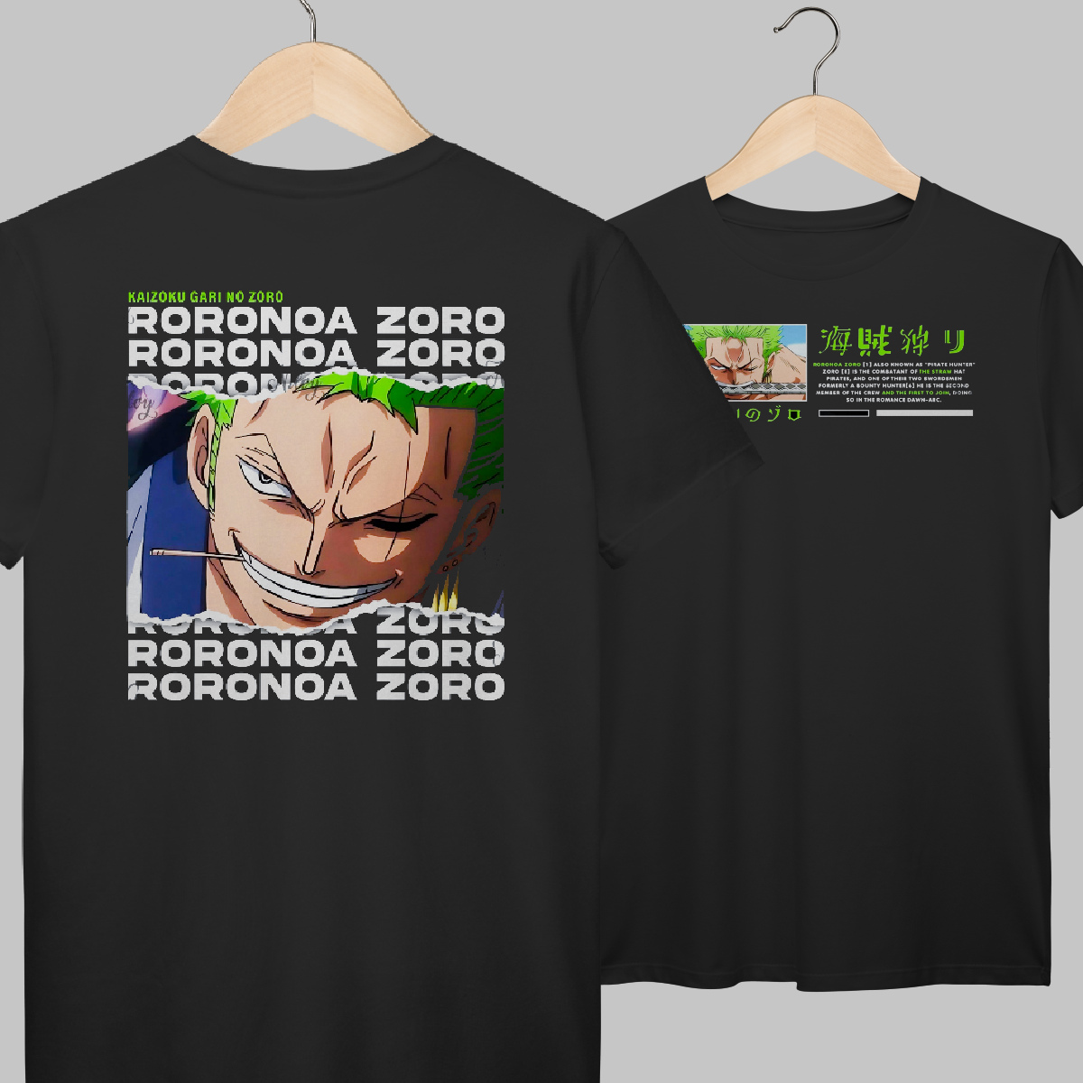 Nome do produto: One Piece | Roronoa Zoro | Algodão Prime