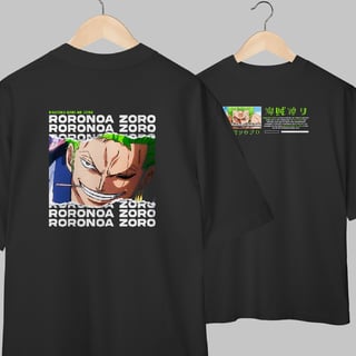 Nome do produto One Piece | Roronoa Zoro | Oversized