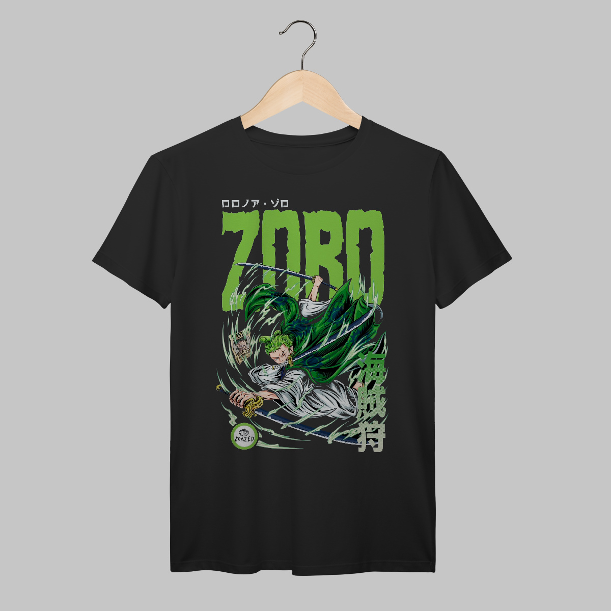 Nome do produto: One Piece | Roronoa Zoro | Algodão Prime