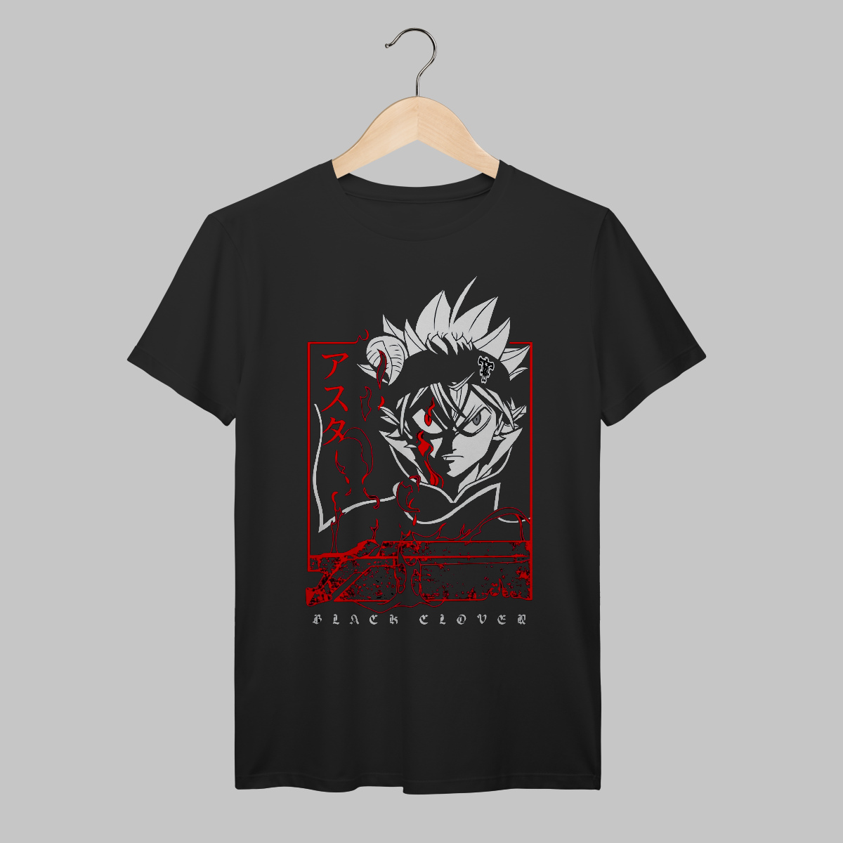 Nome do produto: Black Clover | Asta | Algodão Prime