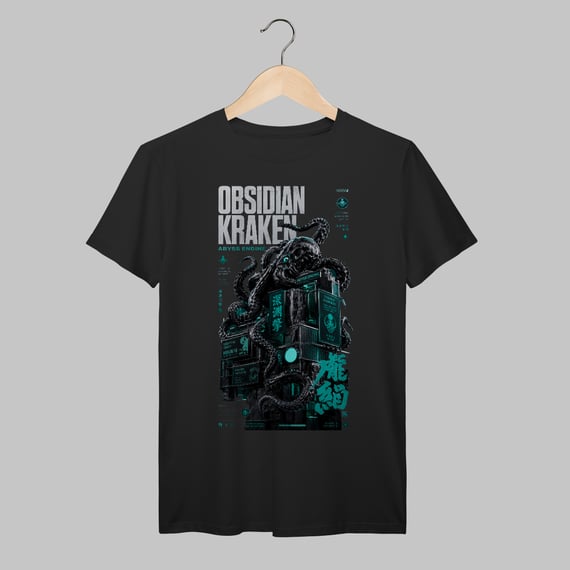 Obsidian Kraken | Algodão Prime