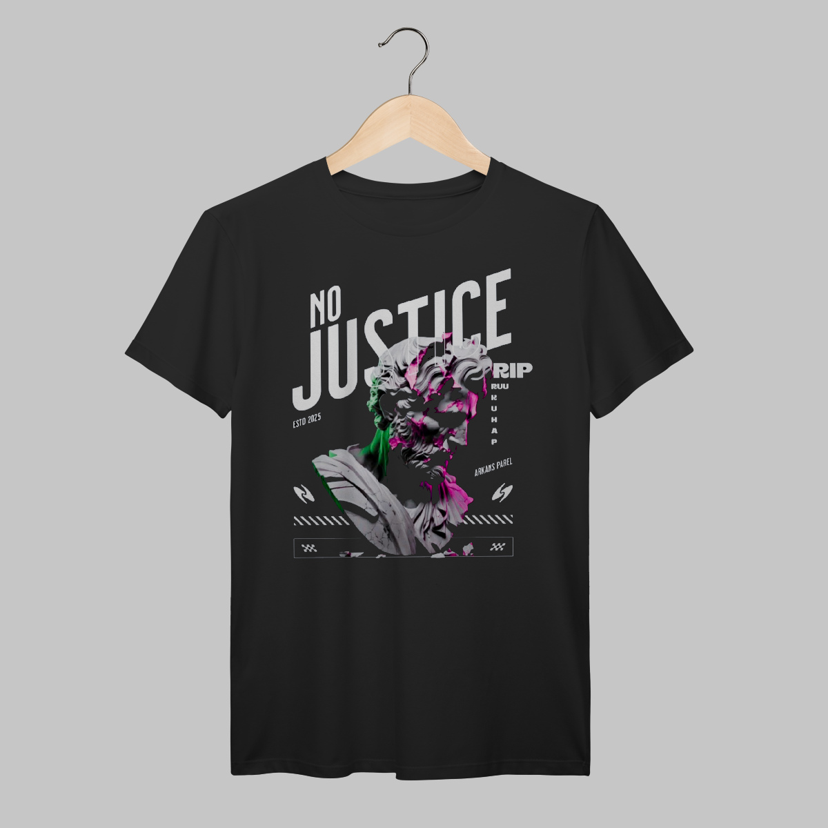 Nome do produto: No Justice | Algodão Prime