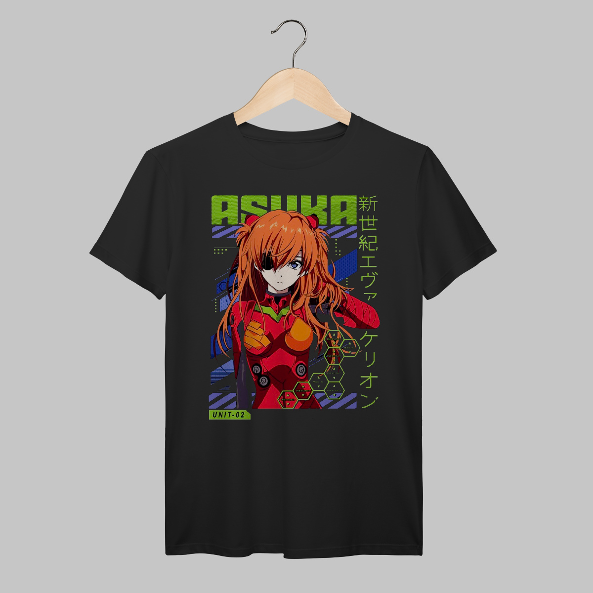 Nome do produto: Neon Genesis Evangelion | Asuka | Algodão Prime