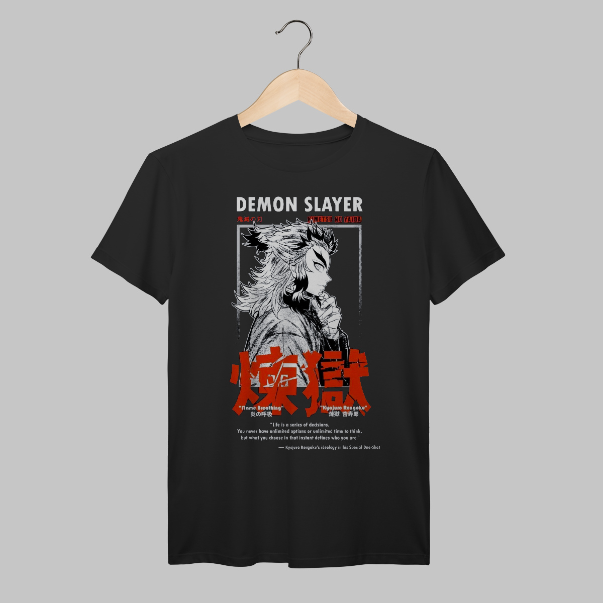 Nome do produto: Demon Slayer | Kyojuro Rengoku | Algodão Prime