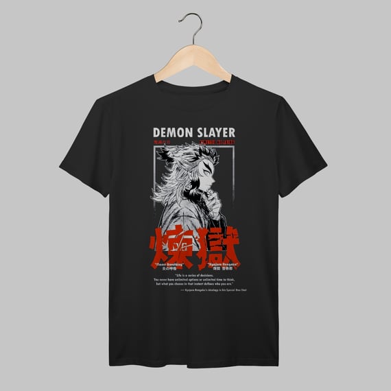 Demon Slayer | Kyojuro Rengoku | Algodão Prime