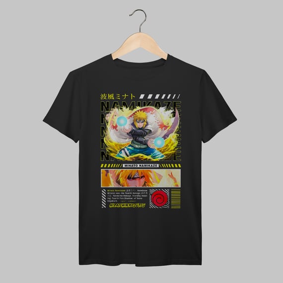 Naruto | Minato Namikaze | Algodão Prime