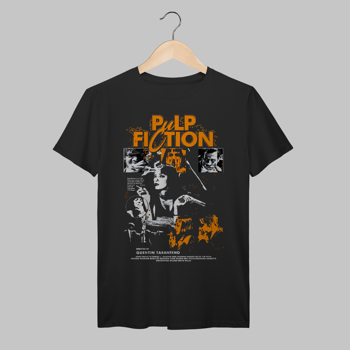 Nome do produto: Pulp Fiction | Tarantino | Algodão Prime